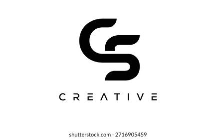CS Letter Monogram Logo for Modern Creative Brand Identity