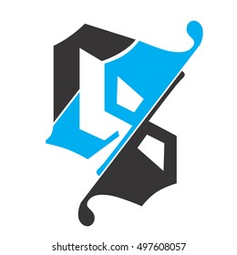 cs letter vector logo