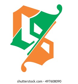 cs letter vector logo