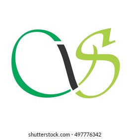 cs letter vector logo