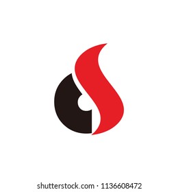 cs letter vector logo. ds letter vector logo