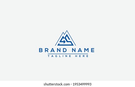 CS Logo Design Template Vector Graphic Branding Element.