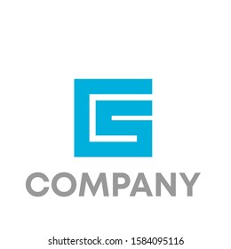 cs logo icon design template sign