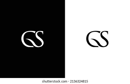 CS Logo Letter Initial CS abstract Logo Template Design Vector, Emblem, Design Concept, Creative Symbol design vector element for identity