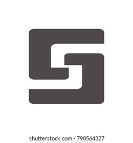 CS logo, S logo, CC logo design template vector illustration 