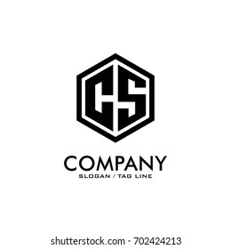 cs logo vector black color