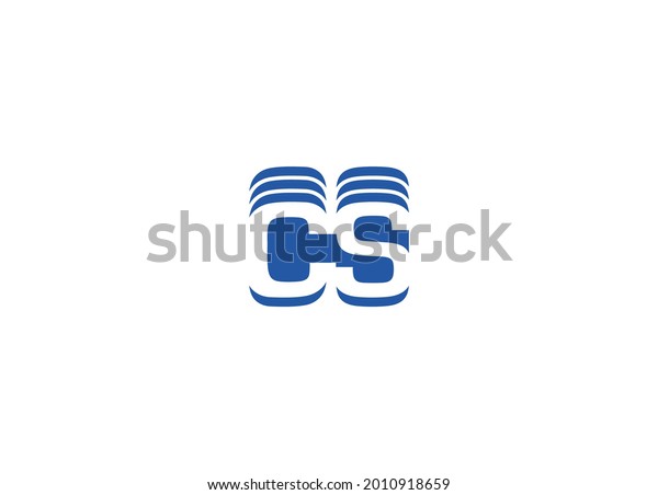 Cs Modern Logo Design Vector Icon Stock Vector (Royalty Free ...