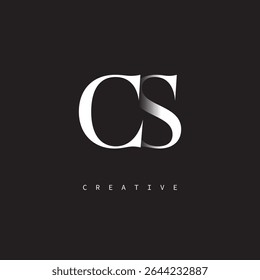 CS Monograma Logo Minimal Elegante