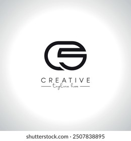 CS SC Alphabet Letters Monogram Logo Design. Initial Vector Symbol.