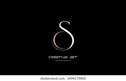 CS, SC, C, S abstract letters logo monogram