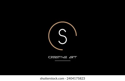 CS, SC, C, S abstract letters logo monogram
