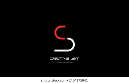 CS, SC, C, S abstract letters logo monogram