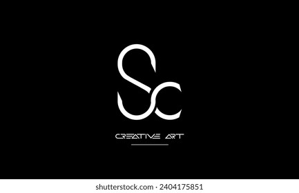 CS, SC, C, S abstract letters logo monogram