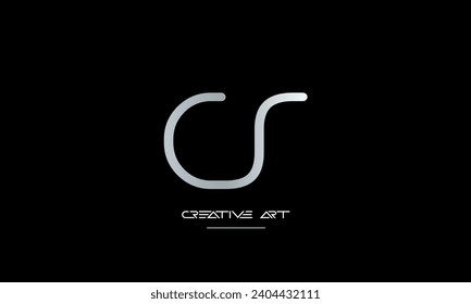 CS, SC, C, S abstract letters logo monogram