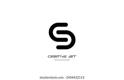 CS, SC, C, S abstract letters logo monogram