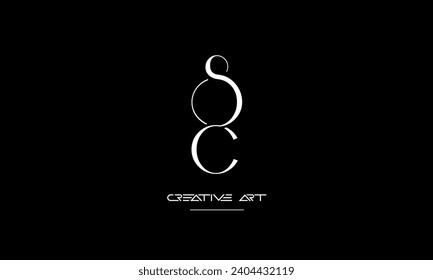 CS, SC, C, S abstract letters logo monogram
