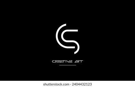 CS, SC, C, S abstract letters logo monogram