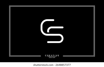 CS, SC, C, S, Letras abstratas Monograma de logotipo