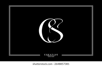 CS, SC, C, S, Letras abstratas Monograma de logotipo