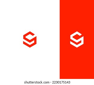 CS, SC Letter Logo Vector Template Abstract Monogram Symbol . Usable for Business sport, technology, fashion, digital And future creative logo