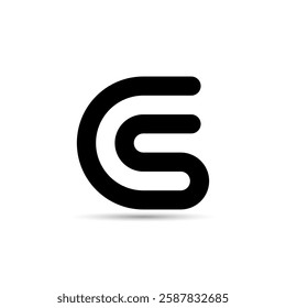 CS or SC Monogram Logo.