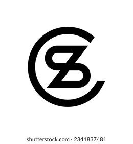 CS or SC simple logo design