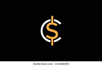 CS tech initial logo. C and S initial monogram logotype. Vector design element or icon.