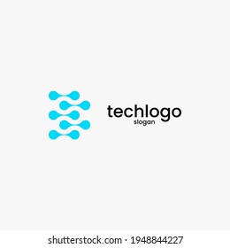 CS tech logo simple free vector branding