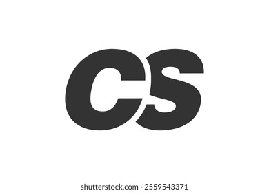 CS Techno Editable Font Logo For Corporate Branding. Bold, Futuristic Design With Unique Typographic Ideas. Minimal Custom Type And Dynamic Letter Variations For Promotion, Printing, And Book Titles