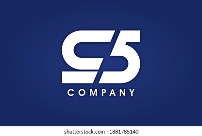 Symbol für das Logo für CS5-Buchstaben