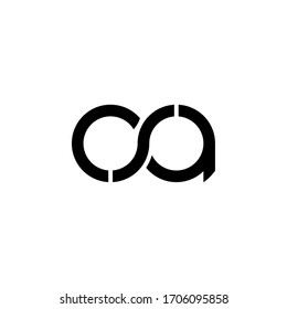 csa letter original monogram logo design