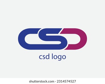 csd vector logo, letter mark and monogram csd logo, unique mordern logo csd.