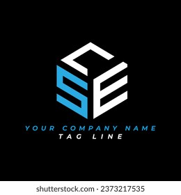 CSE Brief Logo kreatives Design mit Vektorgrafik, CSE einfach und modern Logo. CSE luxuriöses Alphabet-Design