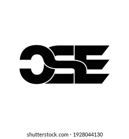 Cse Letter Monogram Logo Design Vector Stock Vector (Royalty Free ...