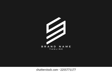 CSE,SE, ES, Abstract initial monogram letter alphabet logo design