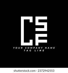 CSF letter logo creative design with vector graphic, CSF  simple and modern logo. CSF  luxurious alphabet design