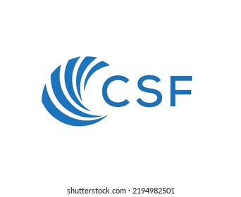 Csf Letter Logo Design On White Stock Vector Royalty Free Shutterstock