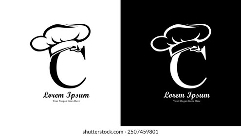 C-shaped design combined with chef's hat