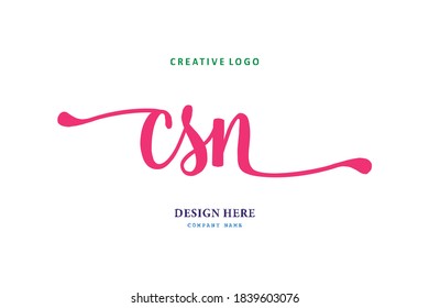 CSN font arrangement logo is simple, easy to understand and authoritative