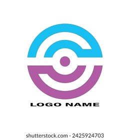 C.S.O letter vector icon logo in Circle shape for Organization logo