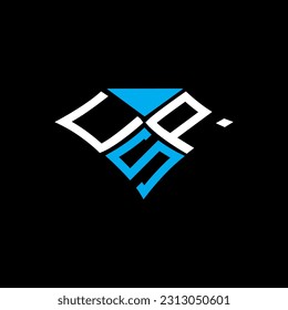 Diseño creativo del logotipo de la carta CSP con gráfico vectorial, logotipo CSP simple y moderno. Diseño de alfabeto lujoso CSP  