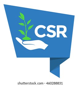 CSR : Corporate Social Responsibility Concept Vector