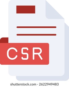 Diseño De Icono De Vector De Línea Csr