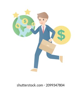 CSR-corporate social responsibility concept in business concept,Idea and vision of Sustainable corporate growth,environmental friendly,Vector illustration.