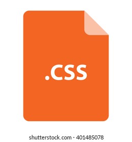 CSS File Format Icon - Vector