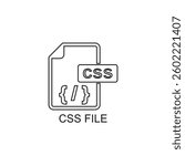 css file icon , format file icon