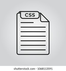 CSS file type icon