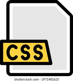 CSS file vector line colour icon