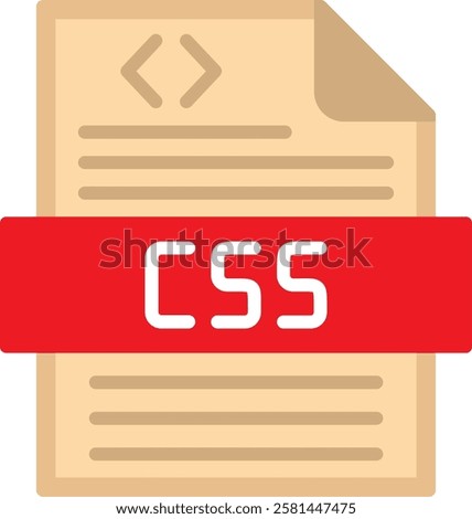 Css Flat Illustration Vector Design