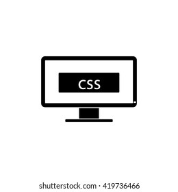 CSS icon. CSS icon art. CSS icon web/CSS icon black